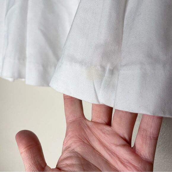 Fila Skirt Vintage Made in Italy Tennis Pickleball Pleated Mini White Size 8 - Picture 9 of 9